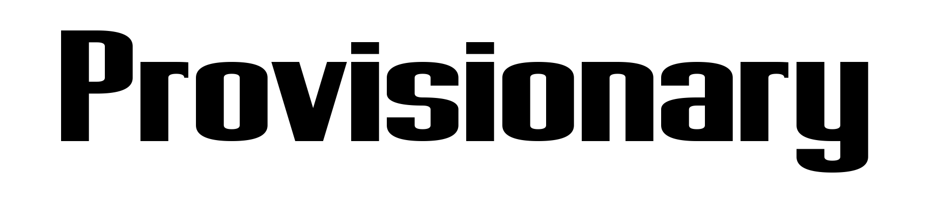 Provisionary